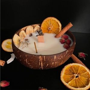 coconut handmade candles